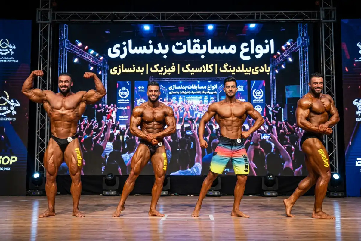 انواع مسابقات بدنسازی نچرال-دسته مسابقات بدنسازی-جیم شاپ