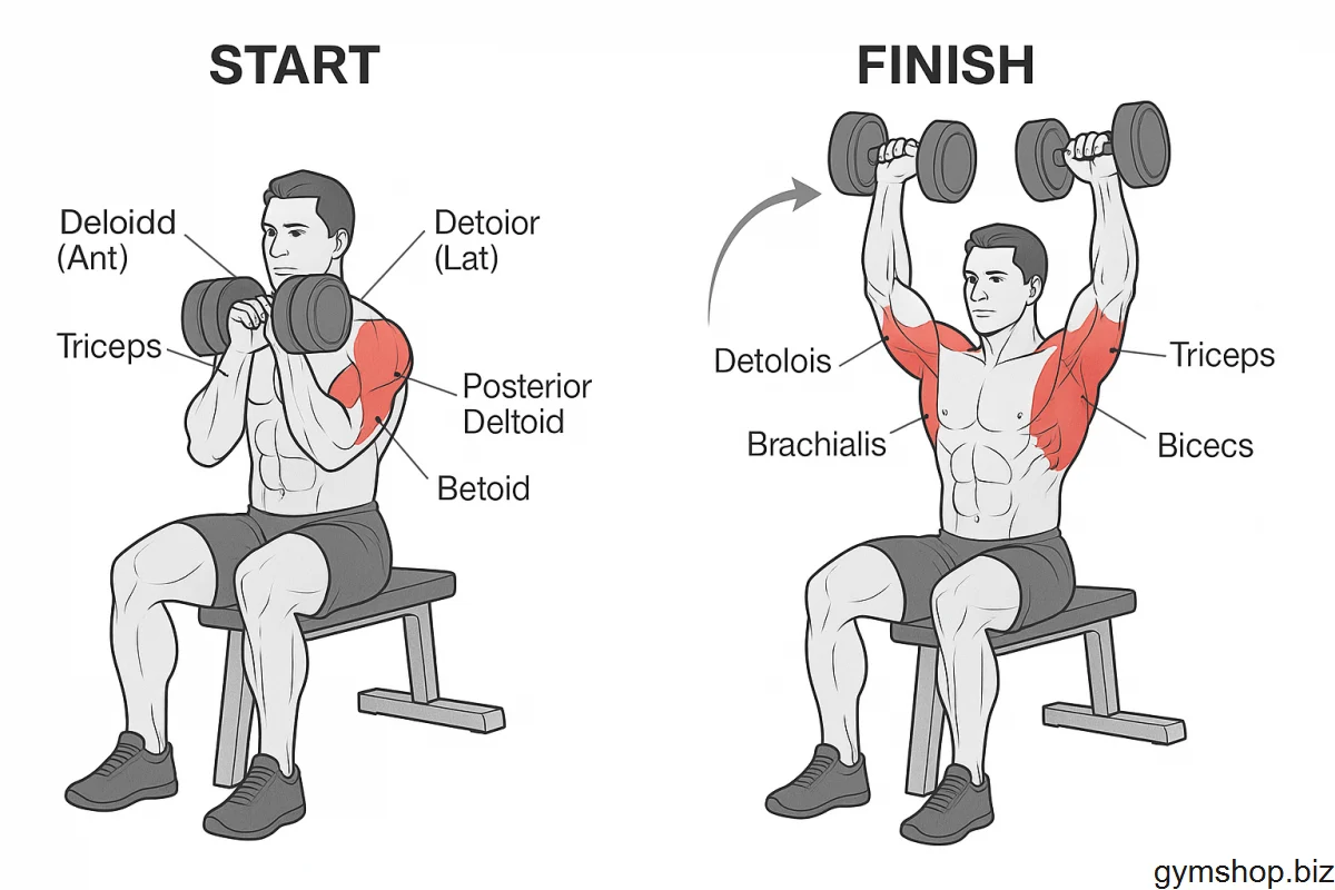 دمبل نشسته ارنولدی