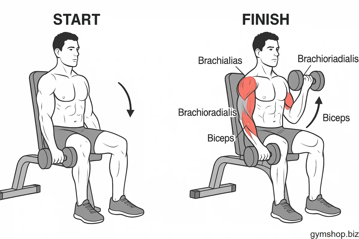 دمبل نشسته چکشی