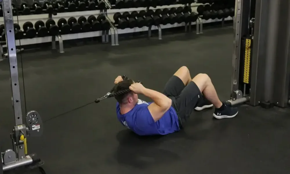 حرکت زیر شکم سیم کش خوابیده