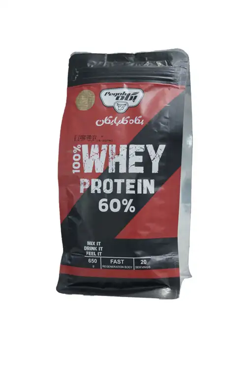 پروتئین وی گلپایگان 60 درصد 650 گرمی-جیم شاپ