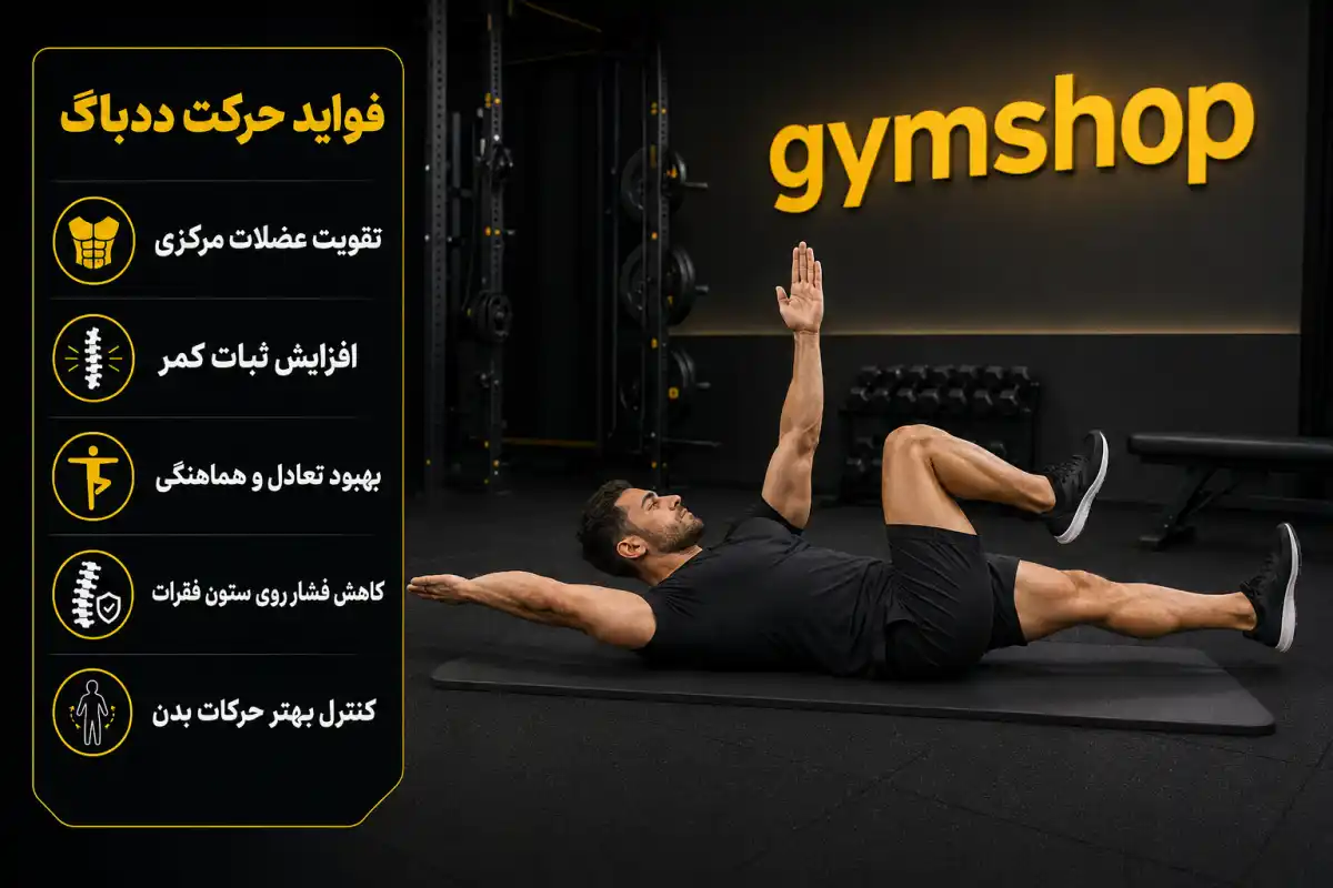 فواید حرکت ددباگ-ددباگ شکم-جیم شاپ مرحع تخصصی مکمل بدنسازی